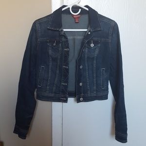 NWOT Cropped Denim Jacket